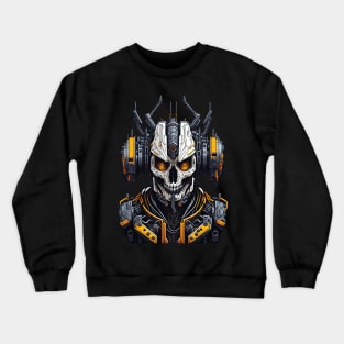 Mecha Skull S01 D79 Crewneck Sweatshirt